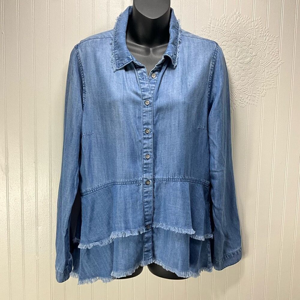 SIDE STITCH 100% Lyocell Long Sleeve Shirt